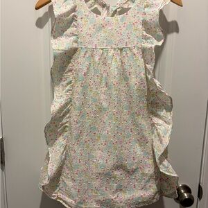 Floral Ruffle Sundress - Pastel Pink & Mint